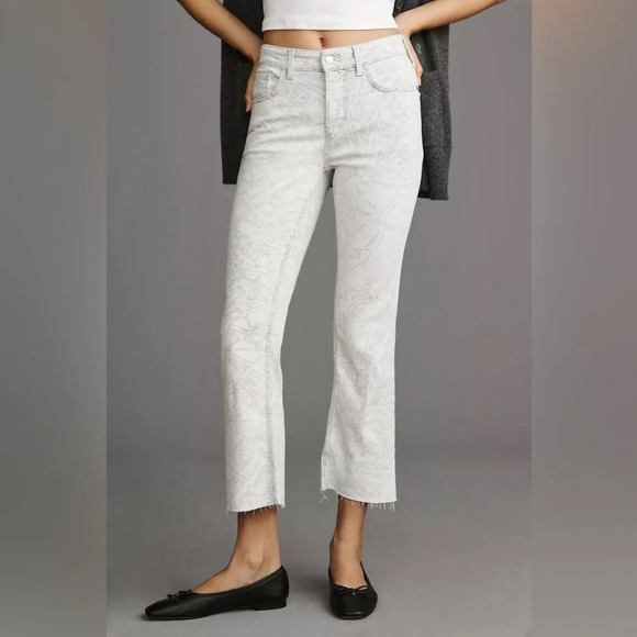 Anthropology The Yaya Mid-Rise Crop Flare Jeans by Pilcro - Picture 5 of 5